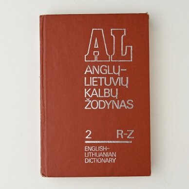 Anglų–lietuvių kalbų žodynas = English–Lithuanian Dictionary, D. 1–2 2