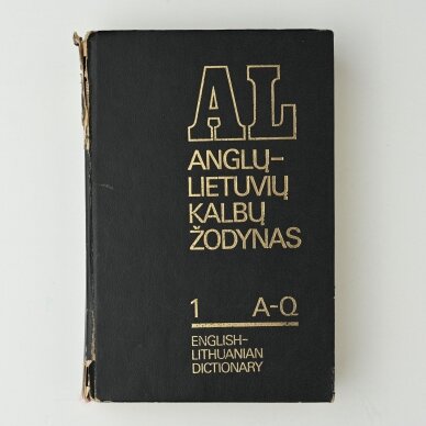 Anglų–lietuvių kalbų žodynas = English–Lithuanian Dictionary, D. 1–2