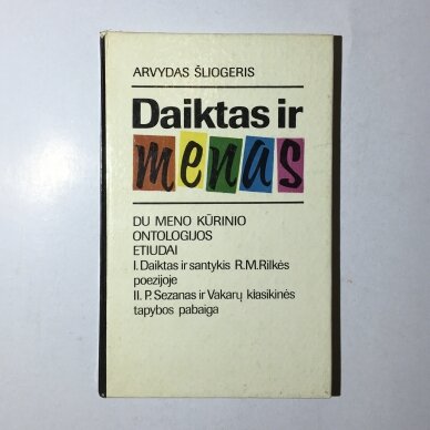 Daiktas ir menas