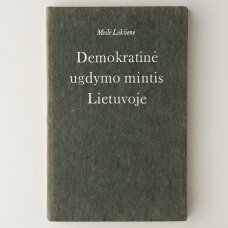 Demokratinė ugdymo mintis Lietuvoje