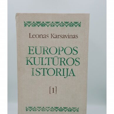 Europos kultūros istorija T. I-IV 2