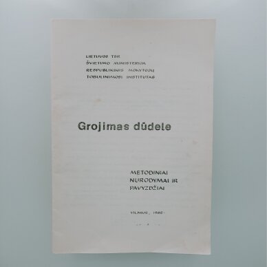 Grojimas dūdele