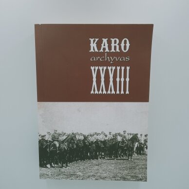 Karo archyvas XXXIII