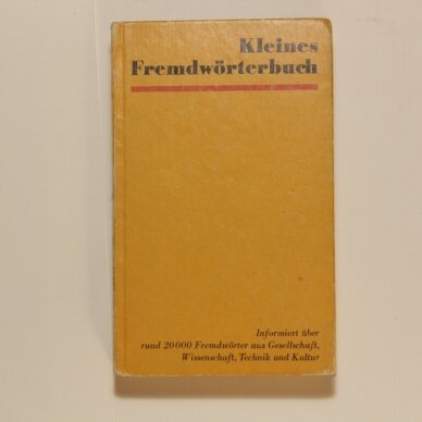 Kleines Fremdworterbuch