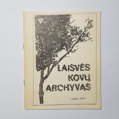 Laisvės kovų archyvas T. 1