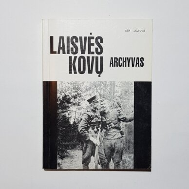 Laisvės kovų archyvas T. 17