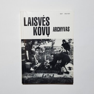 Laisvės kovų archyvas T. 16