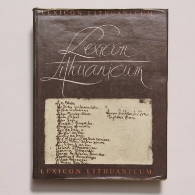 Lexicon Lithuanicum