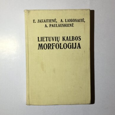 Lietuvių kalbos morfologija