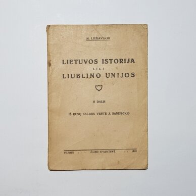 Lietuvos istorija ligi Liublino unijos  D. II