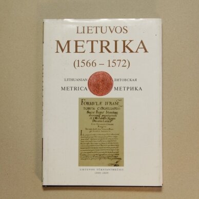 Lietuvos metrika Kyga Nr. 530 : (1566-1572) ; Viešųjų reikalų knyga 8