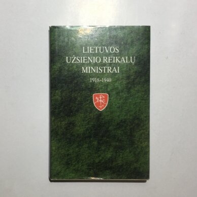 Lietuvos užsienio reikalų ministrai, 1918-1940