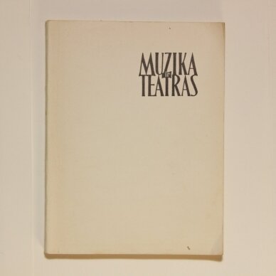 Muzika ir teatras Kn. 11