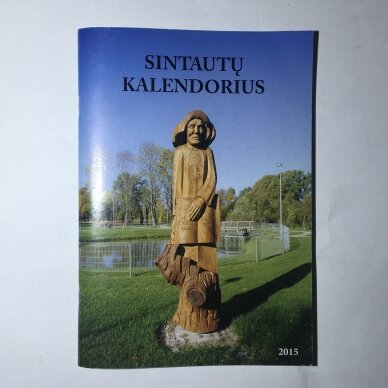 Sintautų kalendorius 2015-ieji metai