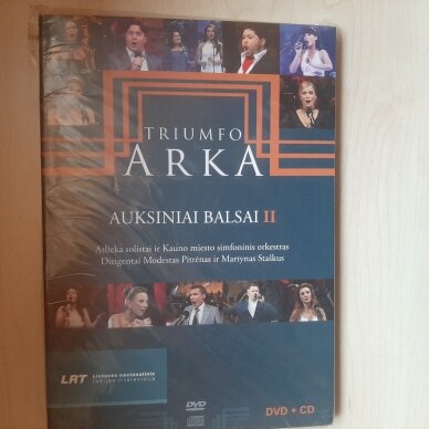 Triumfo Arka Auksiniai Balsai II, 1CD, 1 DVD