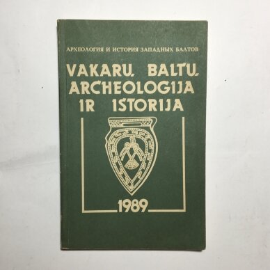 Vakarų baltų archeologija ir istorija