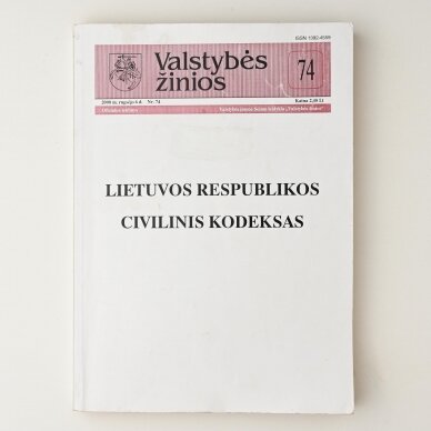 Valstybės žinios 2000, Nr. 74