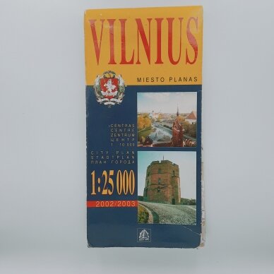 Vilnius : miesto planas