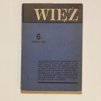 Więź 1988, Nr. 6